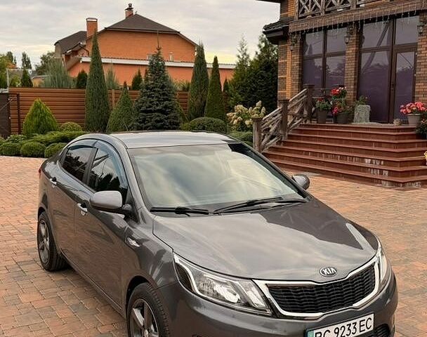 Серый Киа Рио, объемом двигателя 1.4 л и пробегом 91 тыс. км за 8450 $, фото 1 на Automoto.ua