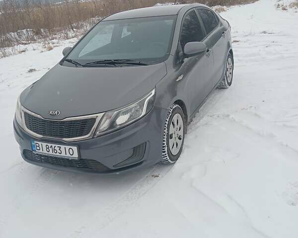 Серый Киа Рио, объемом двигателя 1.4 л и пробегом 300 тыс. км за 5850 $, фото 1 на Automoto.ua