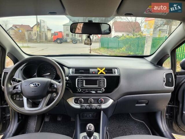 Серый Киа Рио, объемом двигателя 1.4 л и пробегом 190 тыс. км за 7350 $, фото 1 на Automoto.ua
