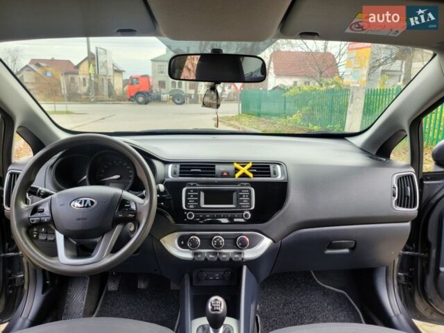 Серый Киа Рио, объемом двигателя 1.4 л и пробегом 190 тыс. км за 7350 $, фото 1 на Automoto.ua