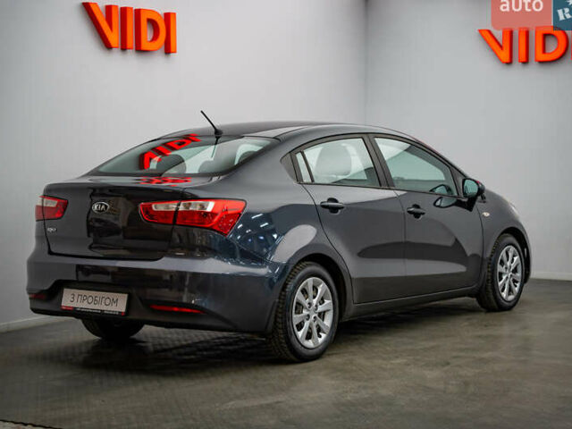 Серый Киа Рио, объемом двигателя 1.4 л и пробегом 75 тыс. км за 8988 $, фото 1 на Automoto.ua