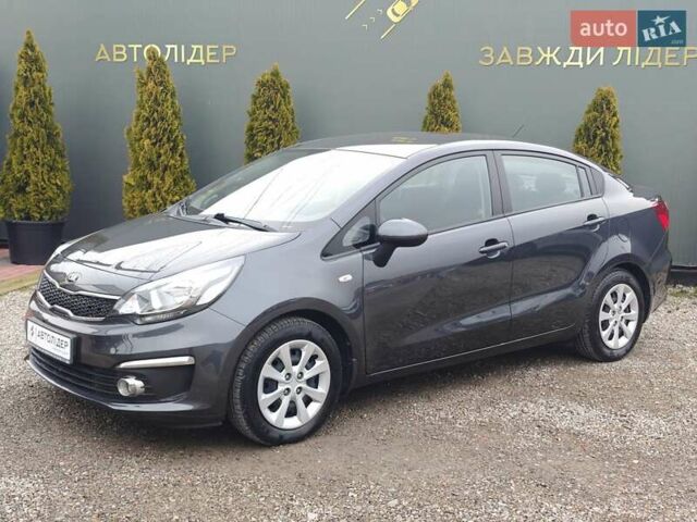 Серый Киа Рио, объемом двигателя 1.4 л и пробегом 14 тыс. км за 13900 $, фото 6 на Automoto.ua