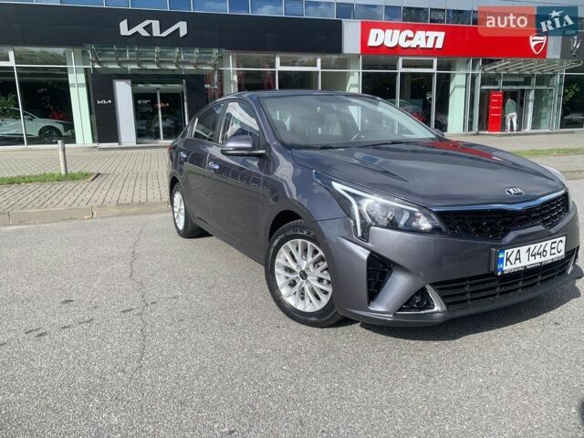 Серый Киа Рио, объемом двигателя 1.59 л и пробегом 97 тыс. км за 13500 $, фото 2 на Automoto.ua