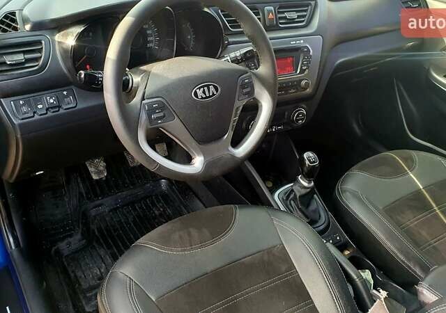 Синий Киа Рио, объемом двигателя 1.59 л и пробегом 194 тыс. км за 5300 $, фото 11 на Automoto.ua