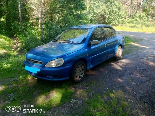 Синий Киа Рио, объемом двигателя 1.3 л и пробегом 3 тыс. км за 1250 $, фото 1 на Automoto.ua