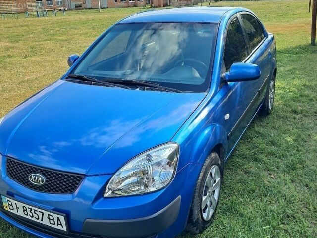 Синий Киа Рио, объемом двигателя 1.4 л и пробегом 94 тыс. км за 5300 $, фото 1 на Automoto.ua