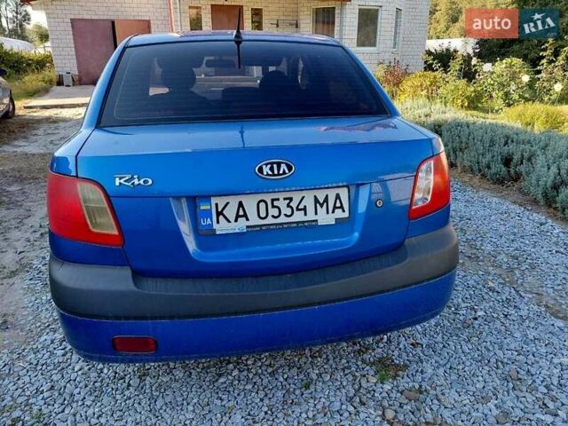 Киа Рио 2009 в Броварах на Automoto.ua Синий Киа Рио, объемом двигателя 1.4 л и пробегом 271 тыс. км за 5000 $, фото 1 на Automoto.ua