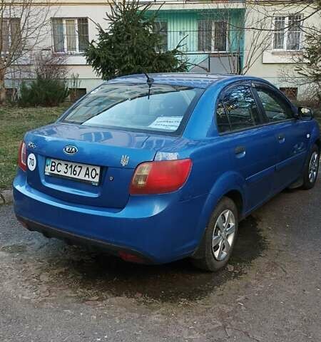 Синий Киа Рио, объемом двигателя 1.4 л и пробегом 211 тыс. км за 3600 $, фото 3 на Automoto.ua