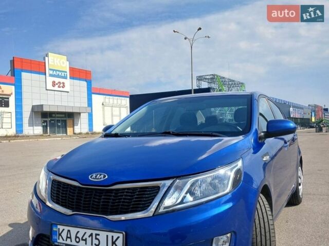 Синий Киа Рио, объемом двигателя 1.4 л и пробегом 191 тыс. км за 7500 $, фото 1 на Automoto.ua