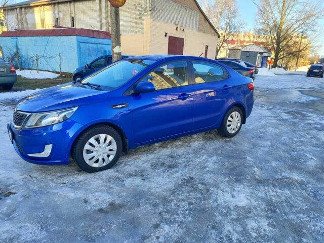 Синий Киа Рио, объемом двигателя 1.4 л и пробегом 189 тыс. км за 7500 $, фото 2 на Automoto.ua