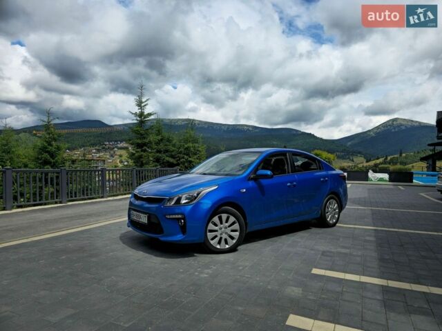 Синий Киа Рио, объемом двигателя 1.59 л и пробегом 106 тыс. км за 13300 $, фото 1 на Automoto.ua