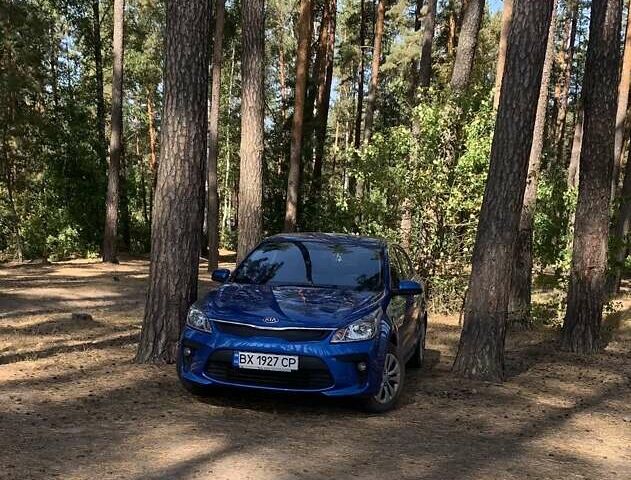 Синий Киа Рио, объемом двигателя 1.37 л и пробегом 60 тыс. км за 12800 $, фото 1 на Automoto.ua
