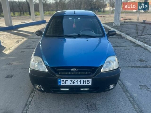 Синий Киа Рио, объемом двигателя 1.49 л и пробегом 243 тыс. км за 2400 $, фото 1 на Automoto.ua