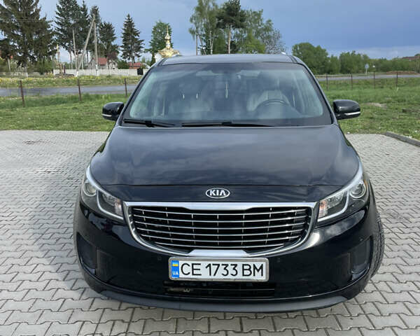 Черный Киа Седона, объемом двигателя 3.34 л и пробегом 191 тыс. км за 13500 $, фото 14 на Automoto.ua