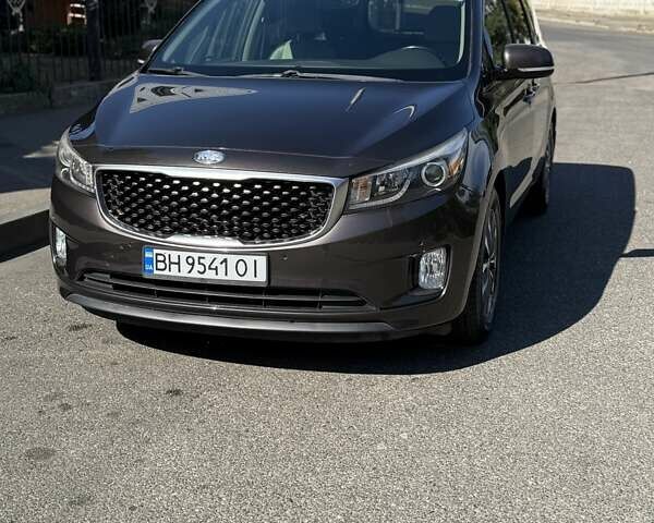 Коричневий Кіа Седона, об'ємом двигуна 3.34 л та пробігом 65 тис. км за 18500 $, фото 20 на Automoto.ua