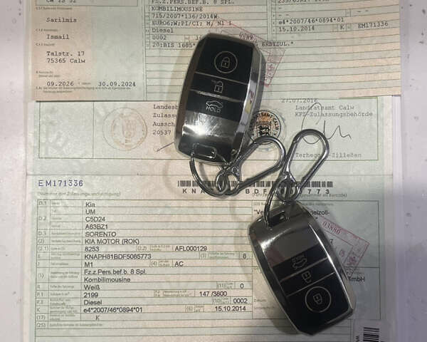 Білий Кіа Соренто, об'ємом двигуна 0 л та пробігом 220 тис. км за 19499 $, фото 35 на Automoto.ua