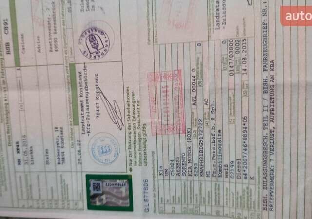 Белый Киа Соренто, объемом двигателя 2.2 л и пробегом 213 тыс. км за 21999 $, фото 94 на Automoto.ua