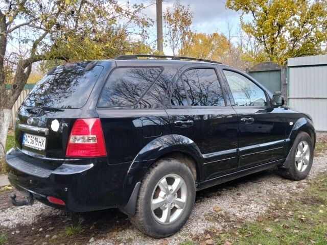 Черный Киа Соренто, объемом двигателя 2.5 л и пробегом 264 тыс. км за 6150 $, фото 2 на Automoto.ua