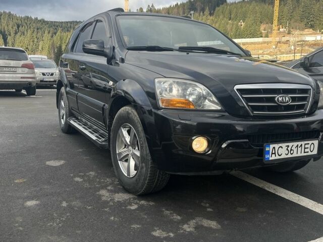 Черный Киа Соренто, объемом двигателя 2.5 л и пробегом 275 тыс. км за 8999 $, фото 1 на Automoto.ua