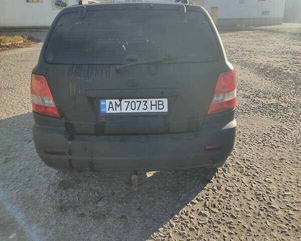 Черный Киа Соренто, объемом двигателя 2.5 л и пробегом 344 тыс. км за 5200 $, фото 3 на Automoto.ua