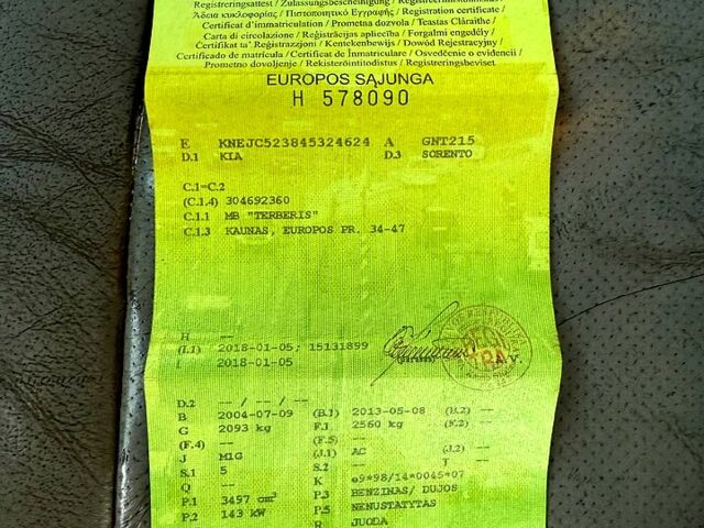 Чорний Кіа Соренто, об'ємом двигуна 3.5 л та пробігом 334 тис. км за 2000 $, фото 7 на Automoto.ua