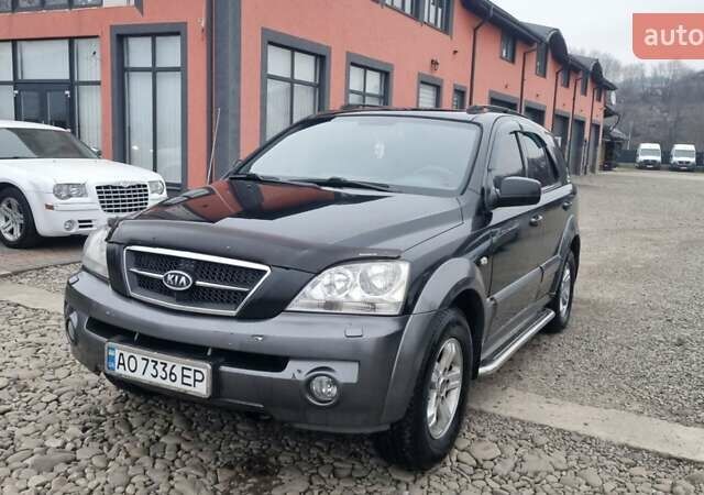 Черный Киа Соренто, объемом двигателя 2.5 л и пробегом 312 тыс. км за 5550 $, фото 5 на Automoto.ua