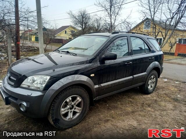Черный Киа Соренто, объемом двигателя 2.5 л и пробегом 304 тыс. км за 5500 $, фото 3 на Automoto.ua