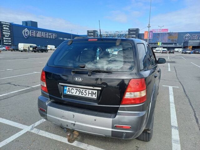Черный Киа Соренто, объемом двигателя 2.5 л и пробегом 327 тыс. км за 3400 $, фото 6 на Automoto.ua