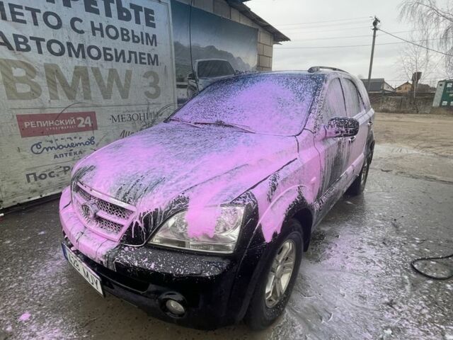 Черный Киа Соренто, объемом двигателя 2.5 л и пробегом 250 тыс. км за 4100 $, фото 4 на Automoto.ua