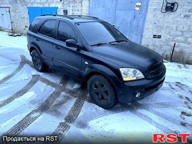 Черный Киа Соренто, объемом двигателя 25 л и пробегом 300 тыс. км за 4850 $, фото 1 на Automoto.ua
