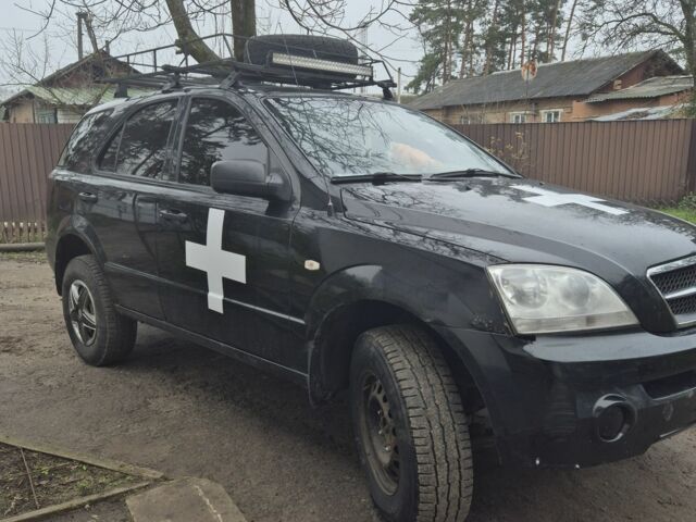 Черный Киа Соренто, объемом двигателя 2.5 л и пробегом 290 тыс. км за 4300 $, фото 1 на Automoto.ua