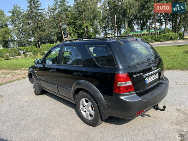 Черный Киа Соренто, объемом двигателя 2.5 л и пробегом 226 тыс. км за 8100 $, фото 1 на Automoto.ua