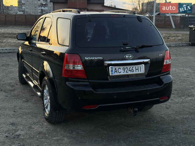 Черный Киа Соренто, объемом двигателя 2.5 л и пробегом 220 тыс. км за 8700 $, фото 5 на Automoto.ua