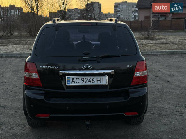 Черный Киа Соренто, объемом двигателя 2.5 л и пробегом 220 тыс. км за 8700 $, фото 6 на Automoto.ua
