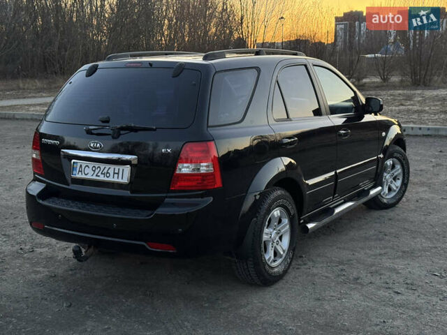 Черный Киа Соренто, объемом двигателя 2.5 л и пробегом 220 тыс. км за 8700 $, фото 7 на Automoto.ua