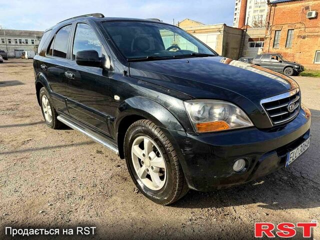 Черный Киа Соренто, объемом двигателя 2.5 л и пробегом 258 тыс. км за 4500 $, фото 3 на Automoto.ua