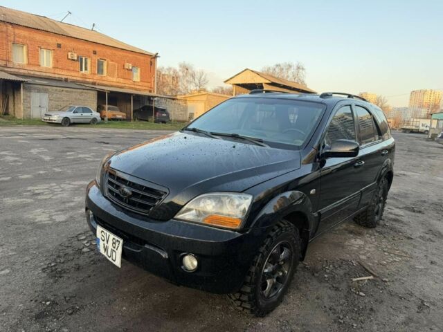 Черный Киа Соренто, объемом двигателя 2.5 л и пробегом 233 тыс. км за 4500 $, фото 3 на Automoto.ua