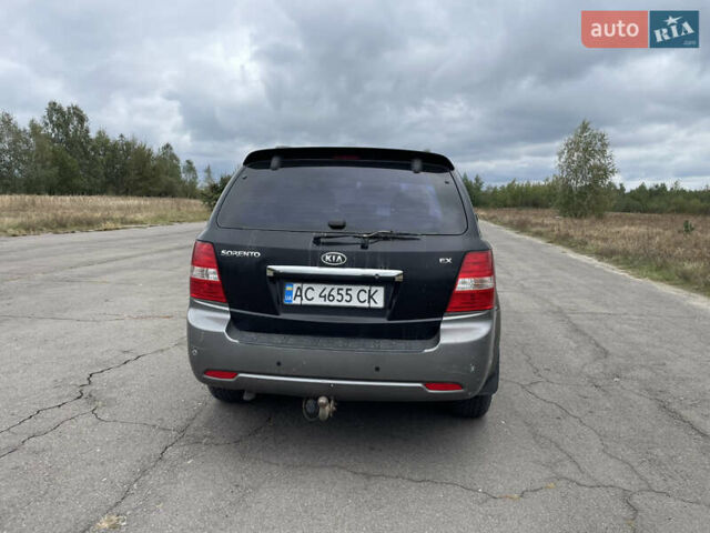 Черный Киа Соренто, объемом двигателя 2.5 л и пробегом 252 тыс. км за 6700 $, фото 4 на Automoto.ua
