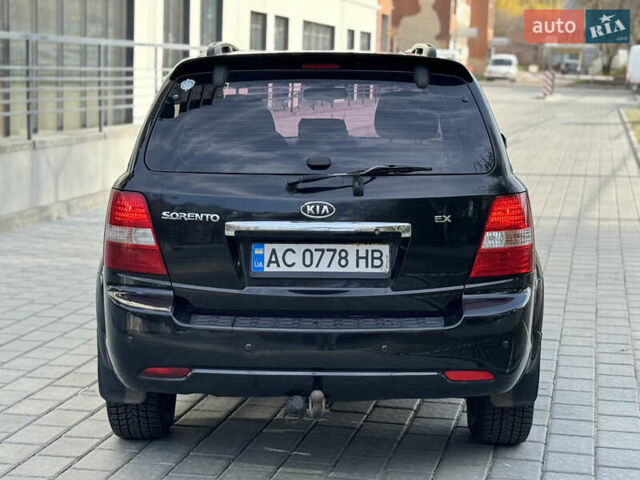 Черный Киа Соренто, объемом двигателя 2.5 л и пробегом 237 тыс. км за 5500 $, фото 8 на Automoto.ua