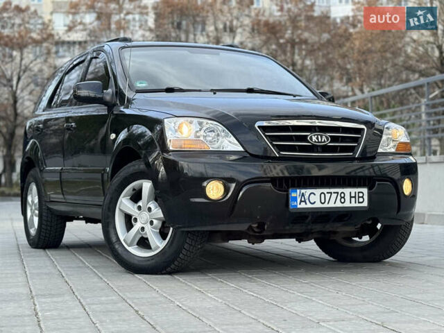 Черный Киа Соренто, объемом двигателя 2.5 л и пробегом 237 тыс. км за 5500 $, фото 3 на Automoto.ua