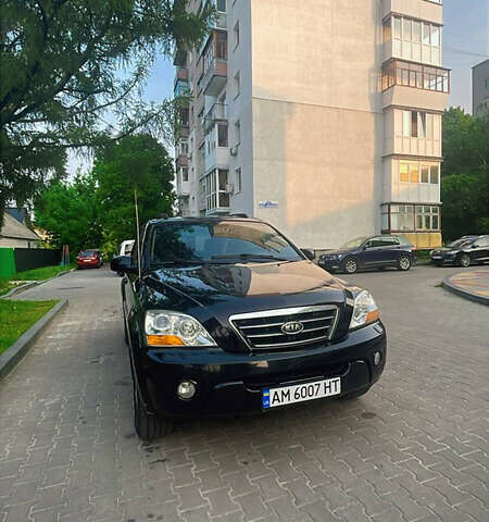 Черный Киа Соренто, объемом двигателя 2.5 л и пробегом 226 тыс. км за 9500 $, фото 1 на Automoto.ua
