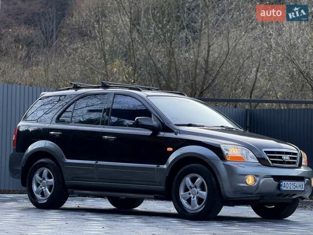 Черный Киа Соренто, объемом двигателя 2.5 л и пробегом 208 тыс. км за 8200 $, фото 2 на Automoto.ua