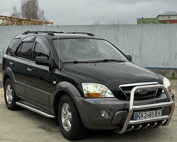 Черный Киа Соренто, объемом двигателя 2.5 л и пробегом 182 тыс. км за 8400 $, фото 2 на Automoto.ua