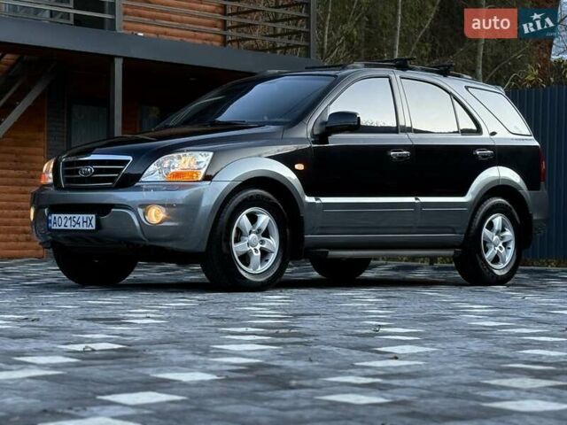 Черный Киа Соренто, объемом двигателя 2.5 л и пробегом 208 тыс. км за 8200 $, фото 88 на Automoto.ua