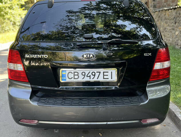 Черный Киа Соренто, объемом двигателя 2.5 л и пробегом 228 тыс. км за 9500 $, фото 11 на Automoto.ua