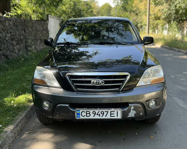 Черный Киа Соренто, объемом двигателя 2.5 л и пробегом 228 тыс. км за 9500 $, фото 4 на Automoto.ua