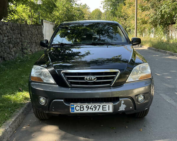 Черный Киа Соренто, объемом двигателя 2.5 л и пробегом 228 тыс. км за 9500 $, фото 3 на Automoto.ua