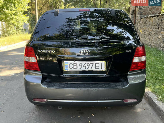 Черный Киа Соренто, объемом двигателя 2.5 л и пробегом 228 тыс. км за 9500 $, фото 10 на Automoto.ua
