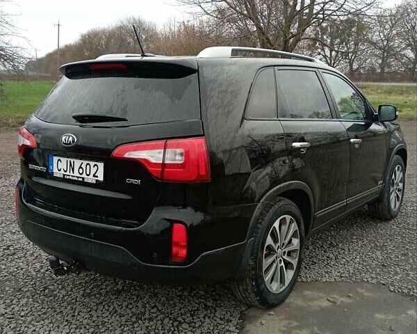 Черный Киа Соренто, объемом двигателя 2.2 л и пробегом 220 тыс. км за 16300 $, фото 2 на Automoto.ua