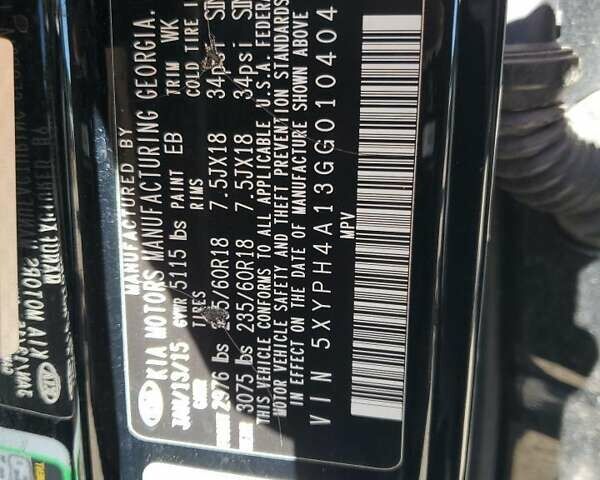 Черный Киа Соренто, объемом двигателя 2 л и пробегом 167 тыс. км за 1100 $, фото 12 на Automoto.ua